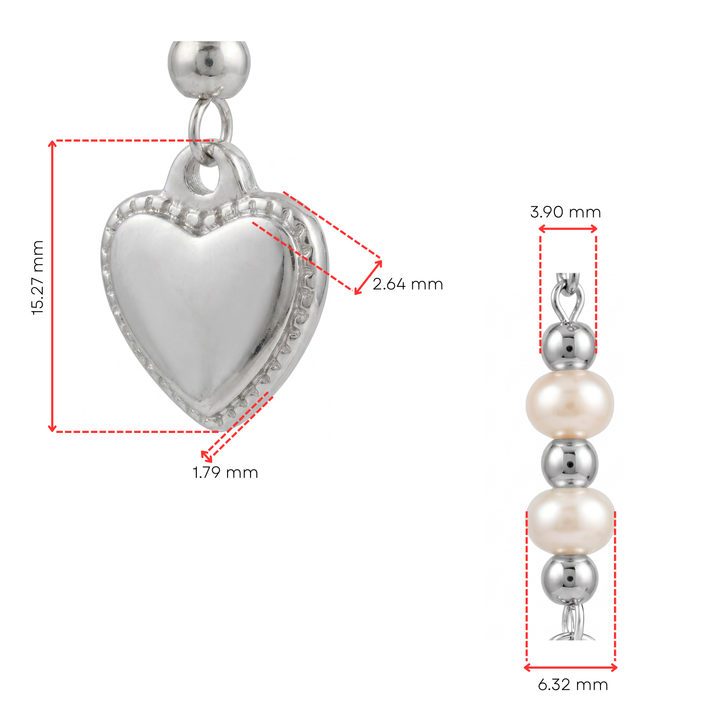 Aretes Acero Sweet Romance