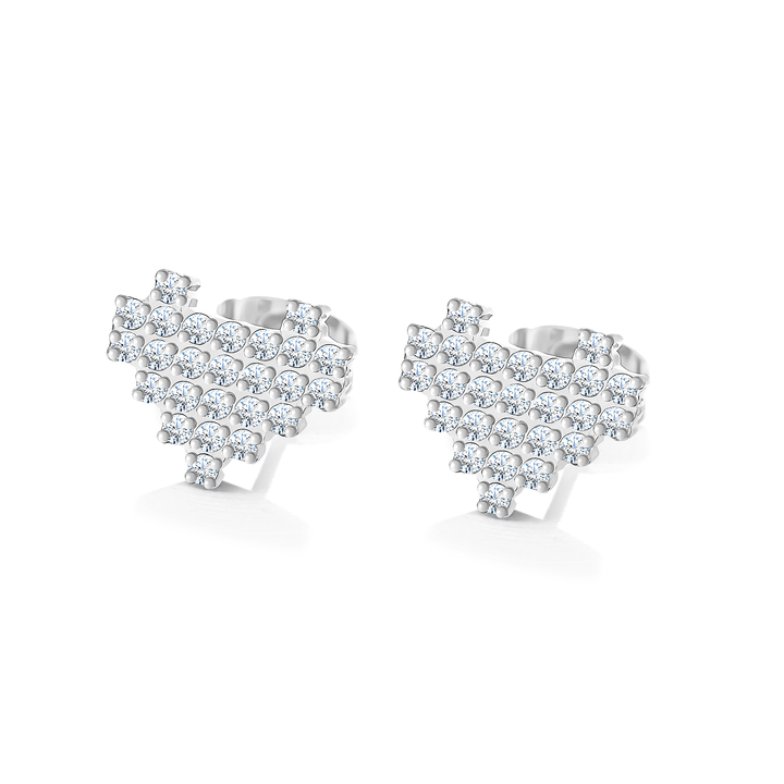 Aretes Pixel Heart