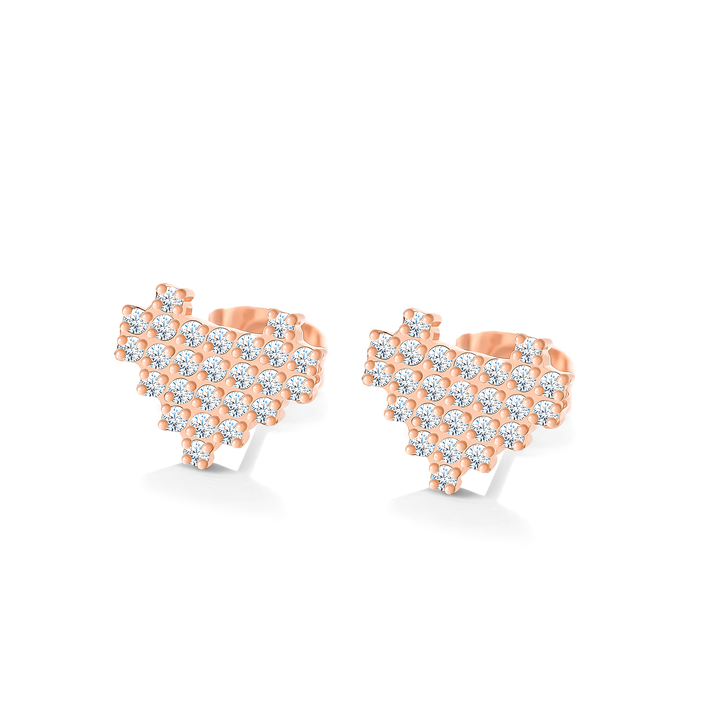 Aretes Pixel Heart