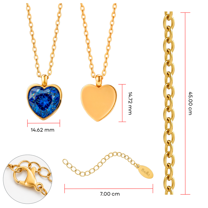 Collar Acero Blue Crush
