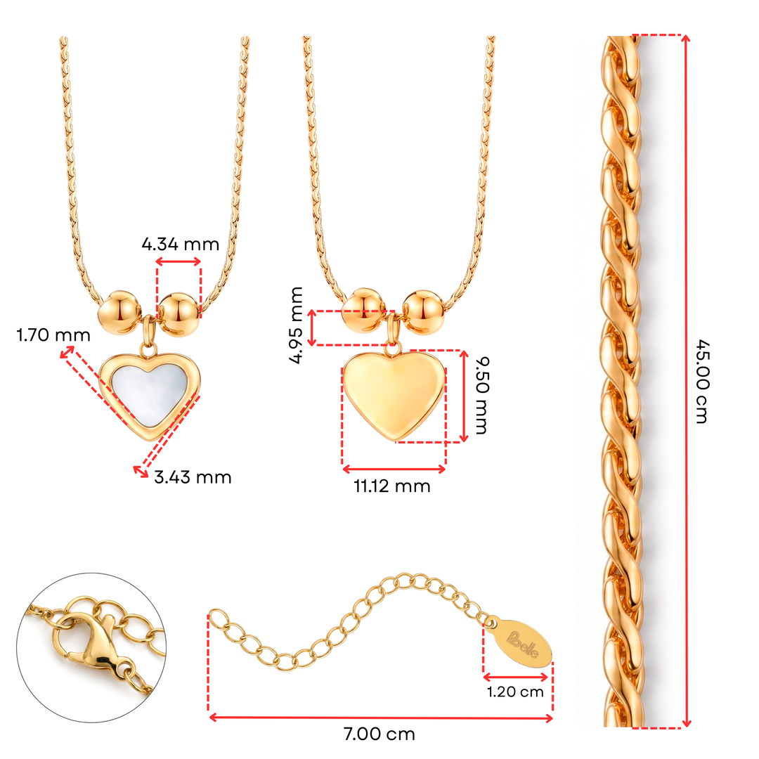 Collar Acero Marina Gold