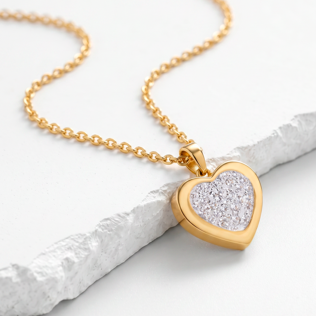 Collar Acero Strap Heart
