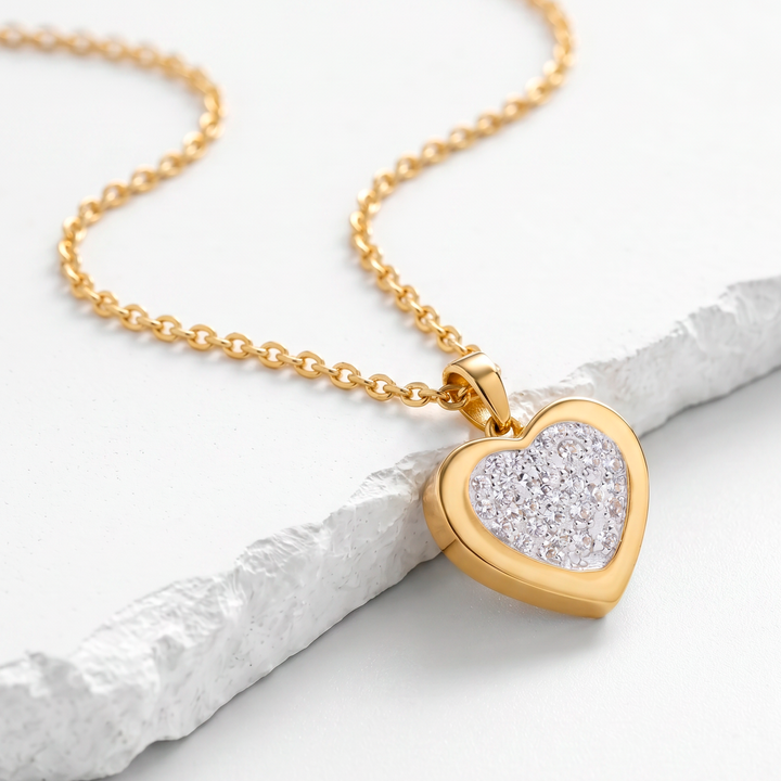 Collar Acero Strap Heart