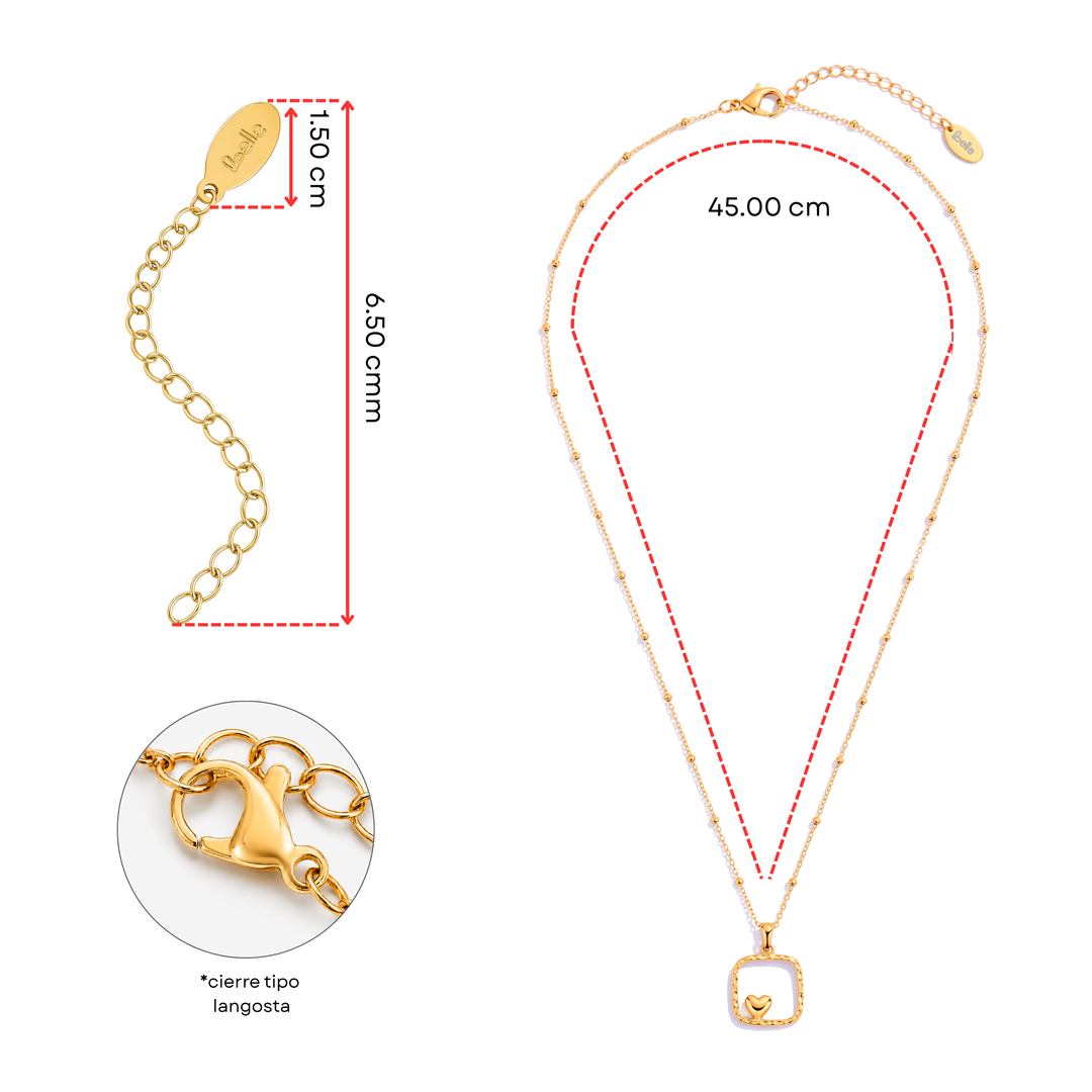 Collar Acero Say Love