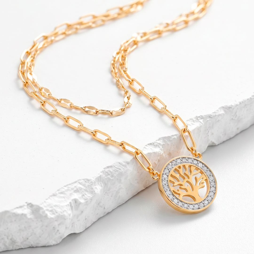 Collar Acero Alba Tree