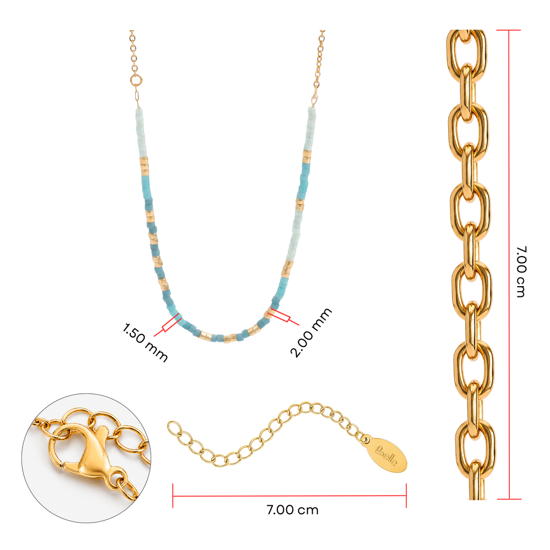 Collar Acero Ibiza Sun