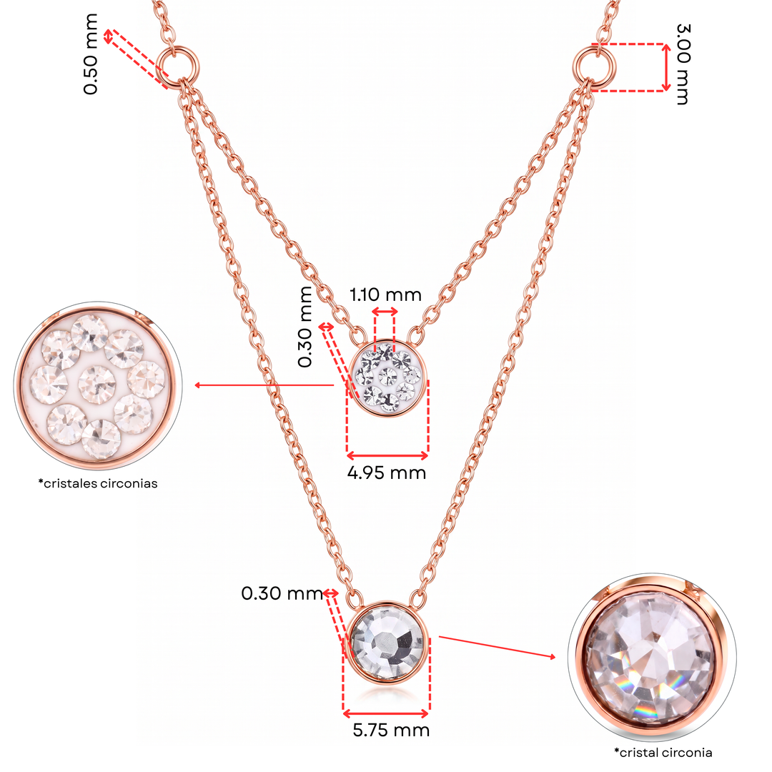 Collar Acero Brooklyn Rose