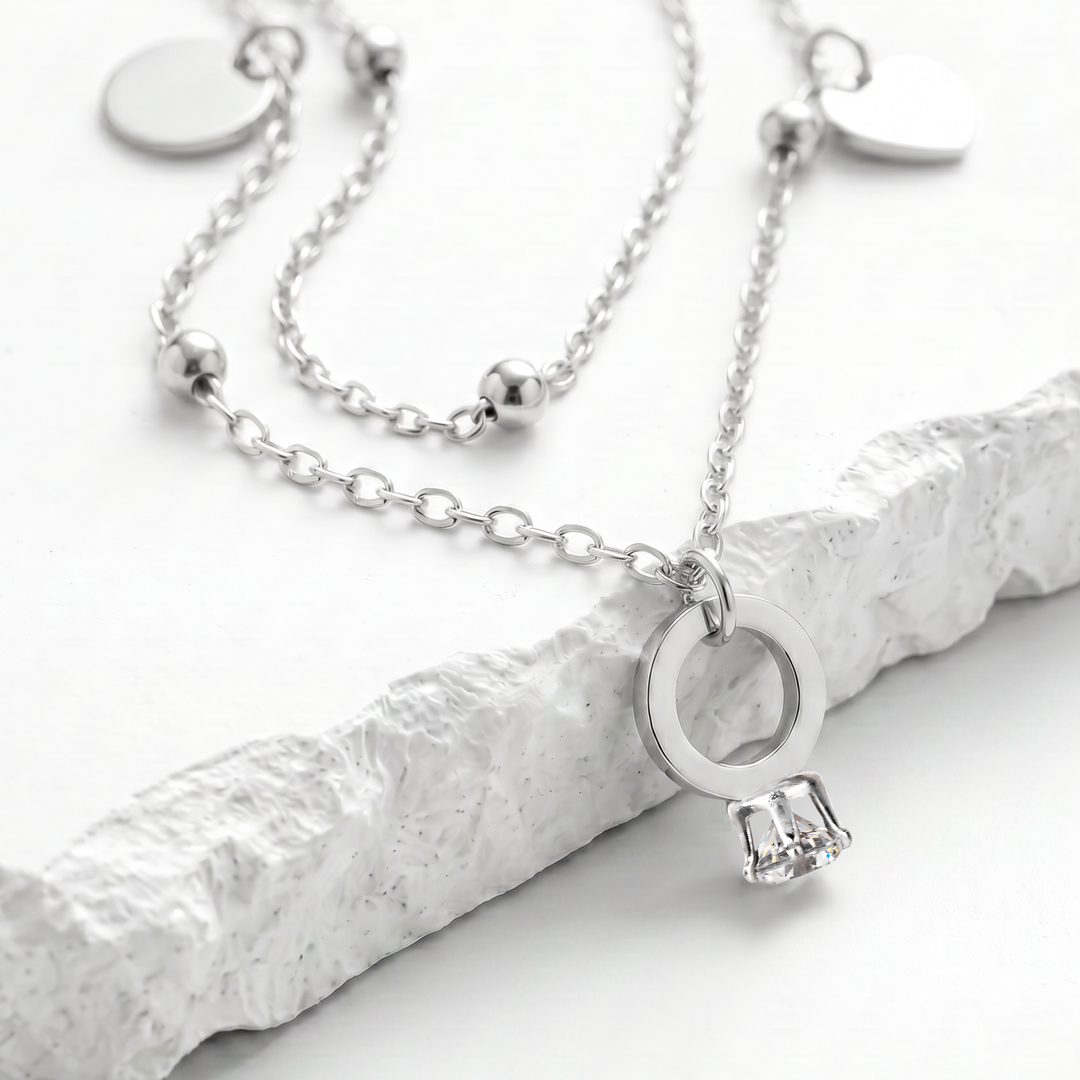 Collar Acero Amour Duet
