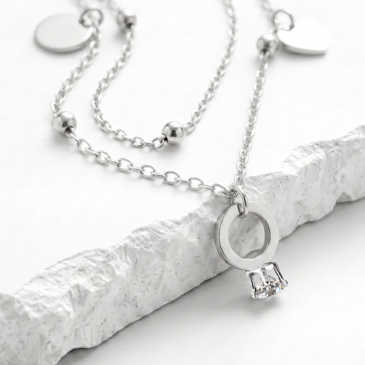 Collar Acero Amour Duet