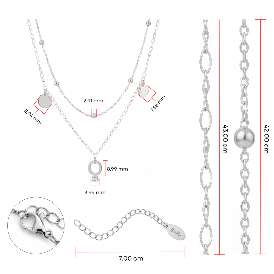 Collar Acero Amour Duet
