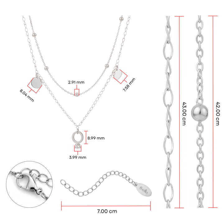 Collar Acero Amour Duet