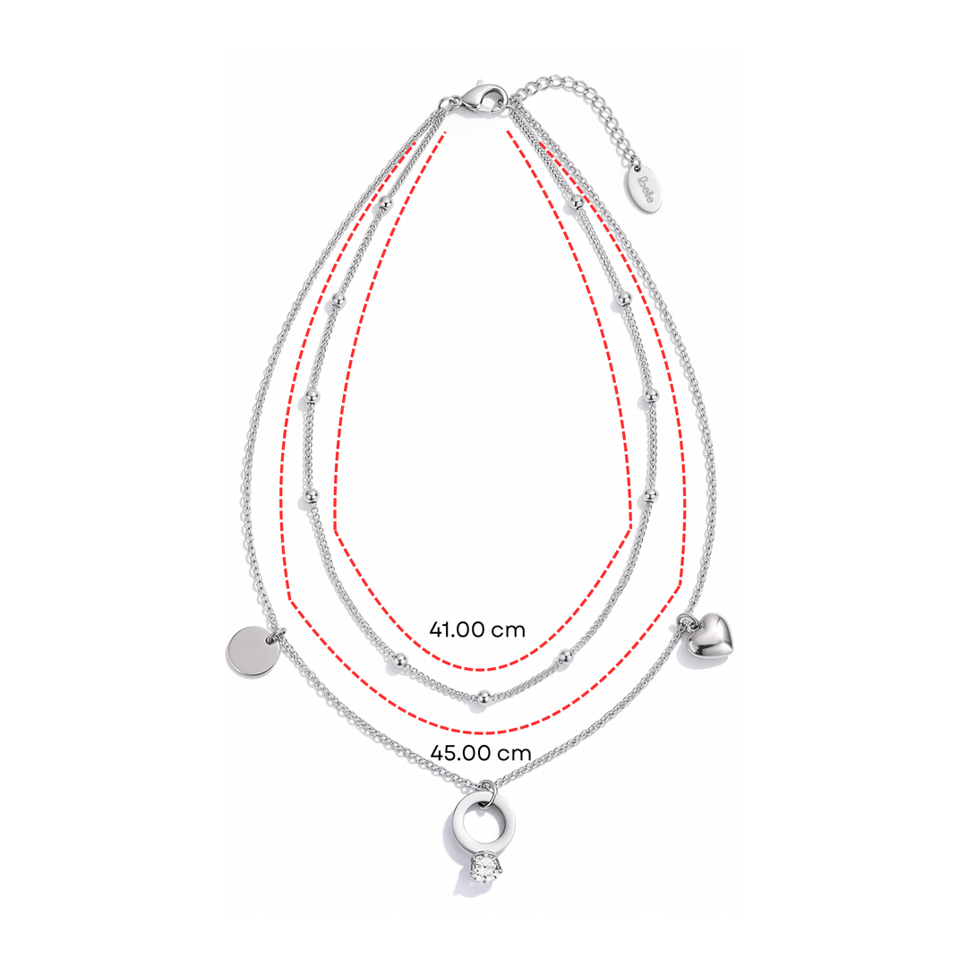 Collar Acero Amour Duet