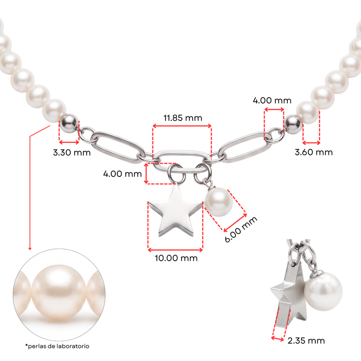 Collar Acero Urban Star