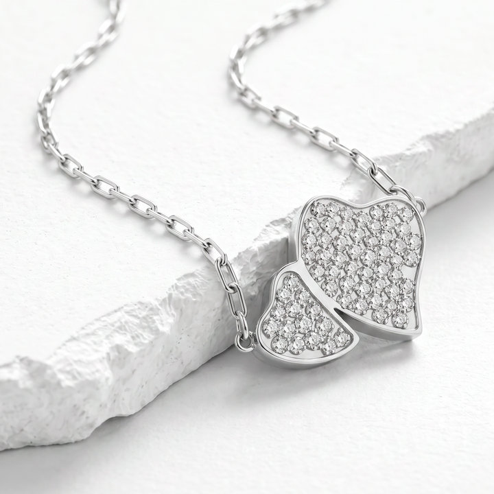 Collar Acero Corazón Constelación