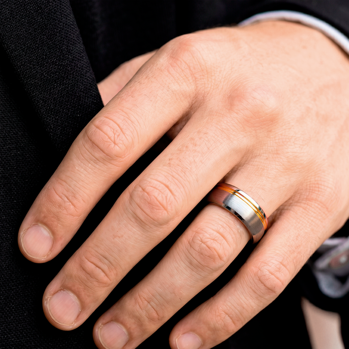 Anillo Acero Unión - Hombre