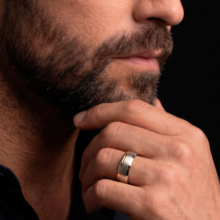 Anillo Acero Elegance - Hombre