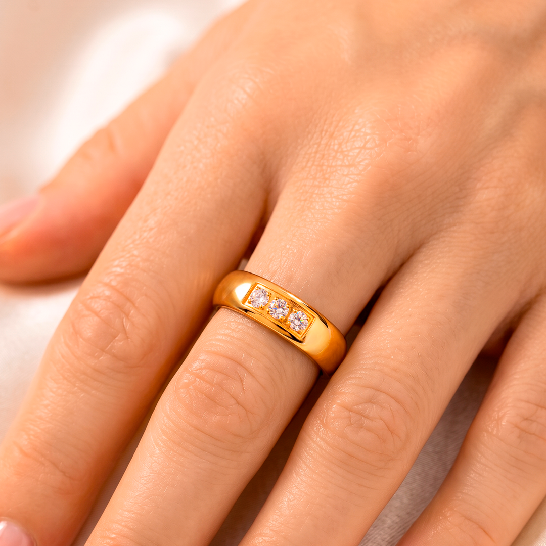 Anillo Acero Nictoluz - Mujer