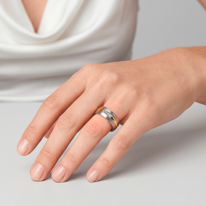 Anillo Acero Unión - Mujer