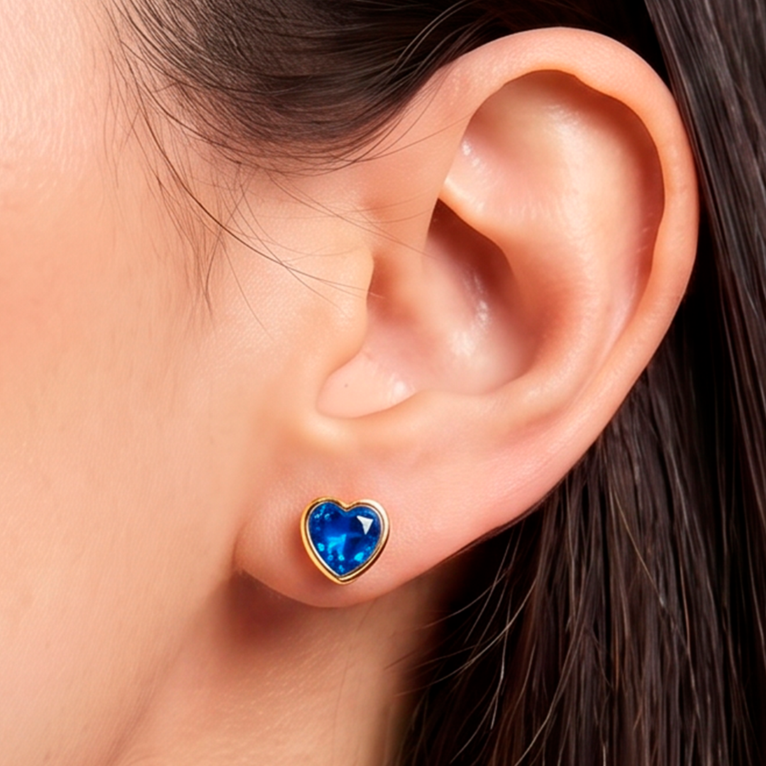 Aretes Acero Blue Crush