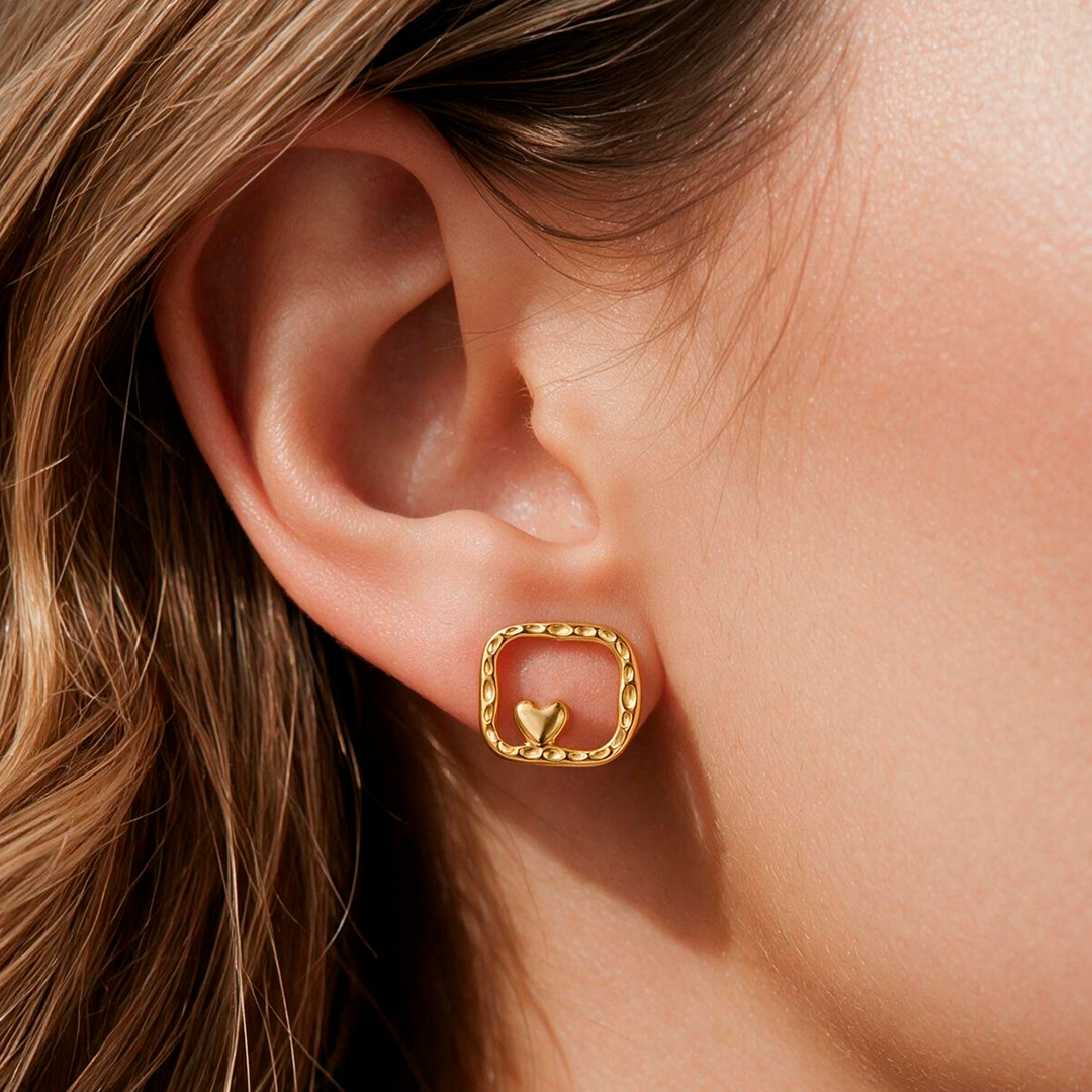 Aretes Acero Say Love