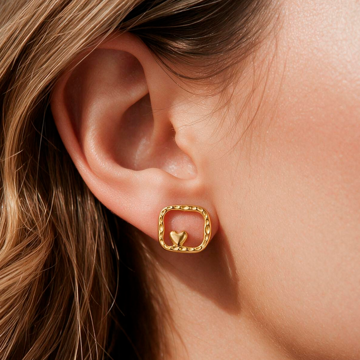 Aretes Acero Say Love