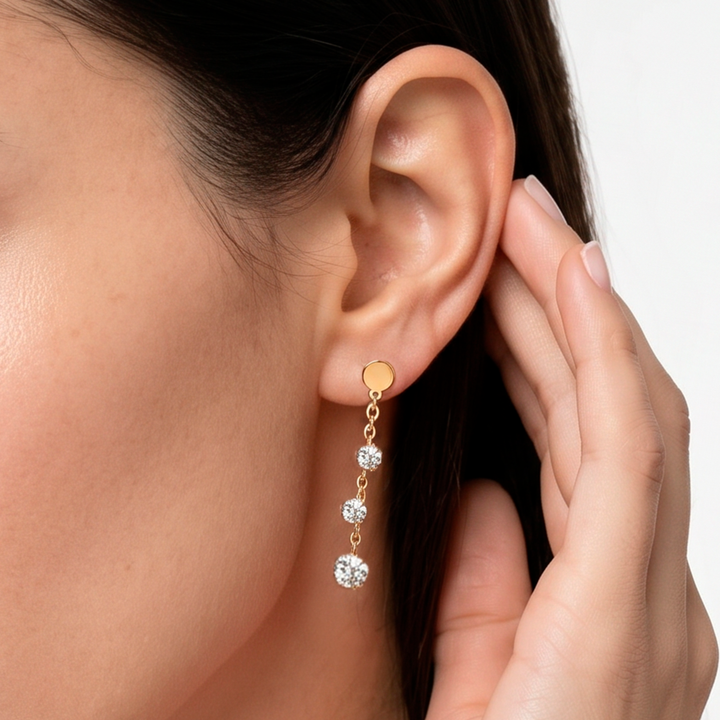 Aretes Acero Glow Drop