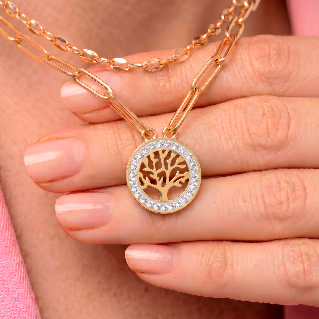 Collar Acero Alba Tree