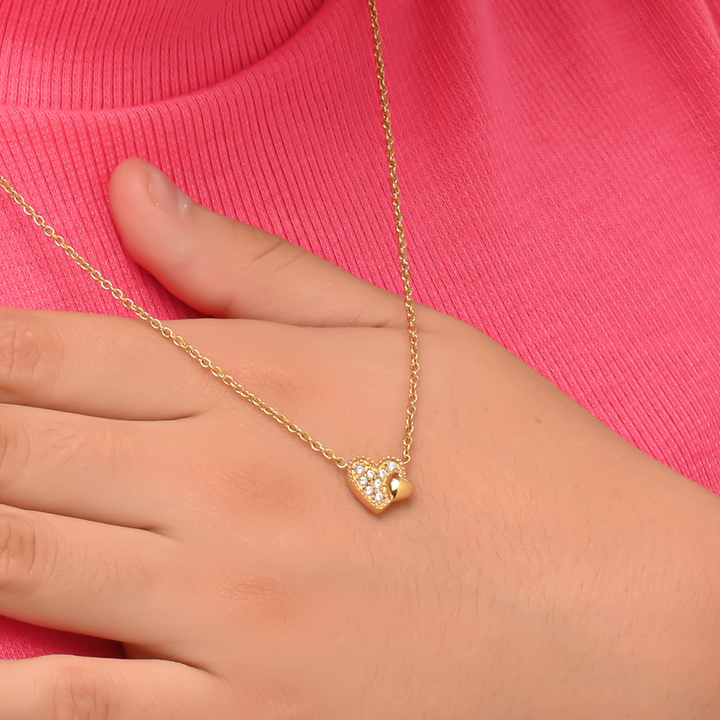 Collar Acero Mini Heart
