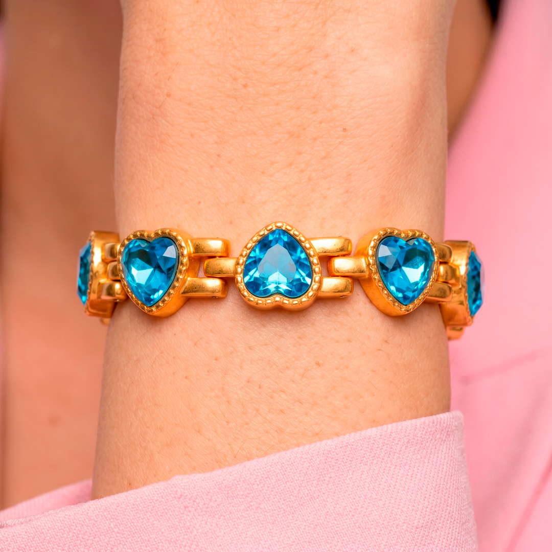 Pulsera Acero Heart Ocean