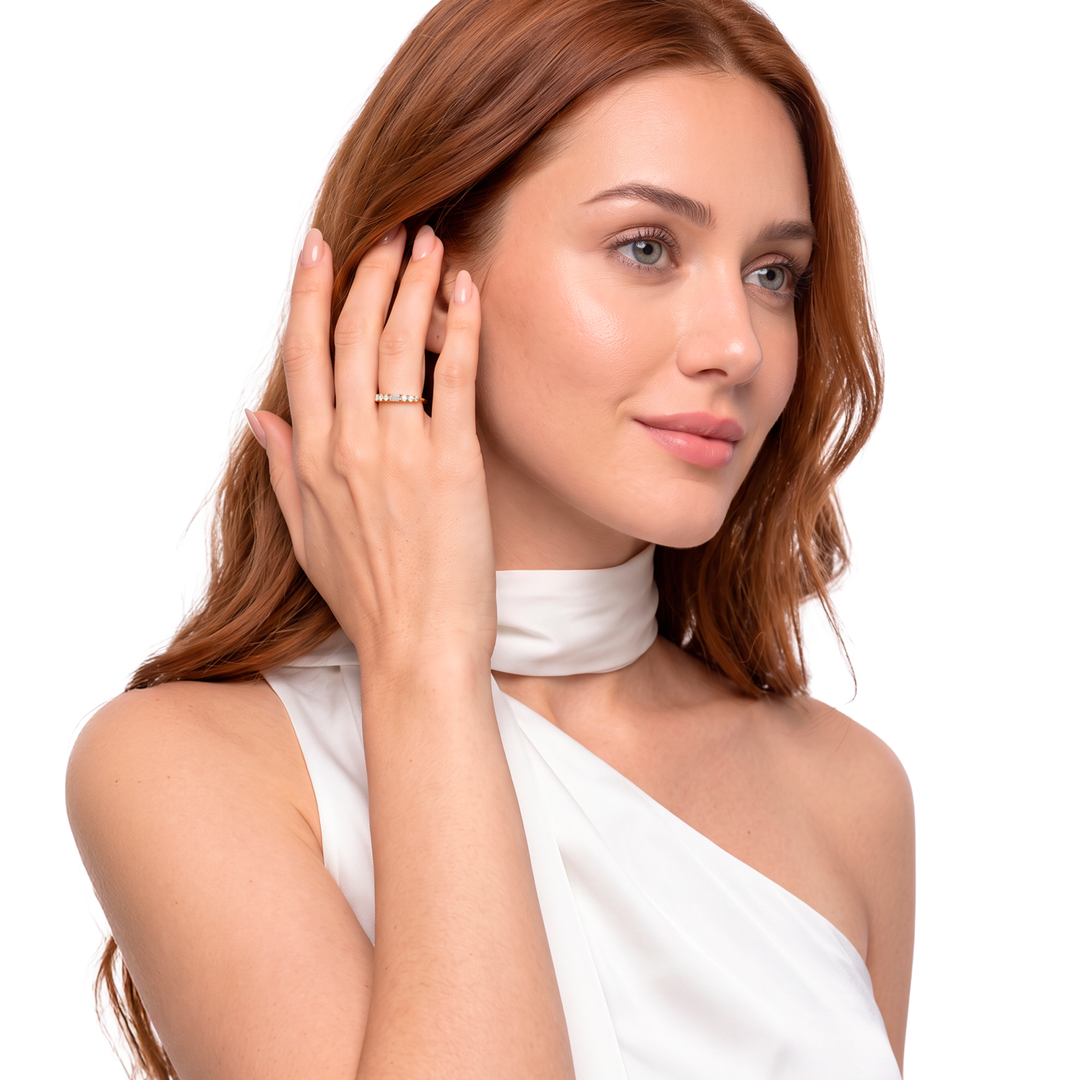Anillo Acero Éternité