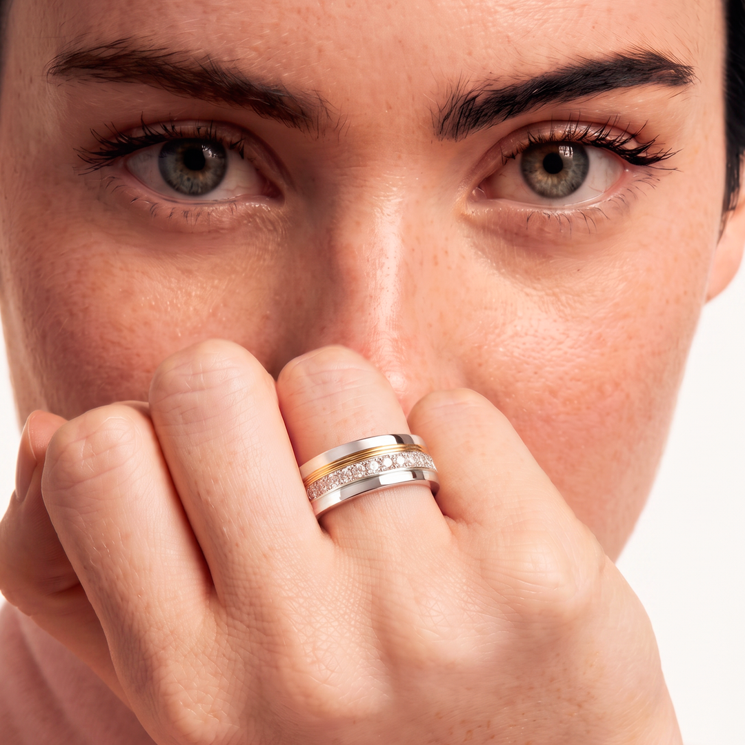 Anillo Acero Esencial - Mujer