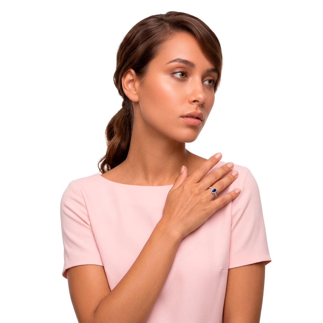 Anillo Plata 925 Lady Di