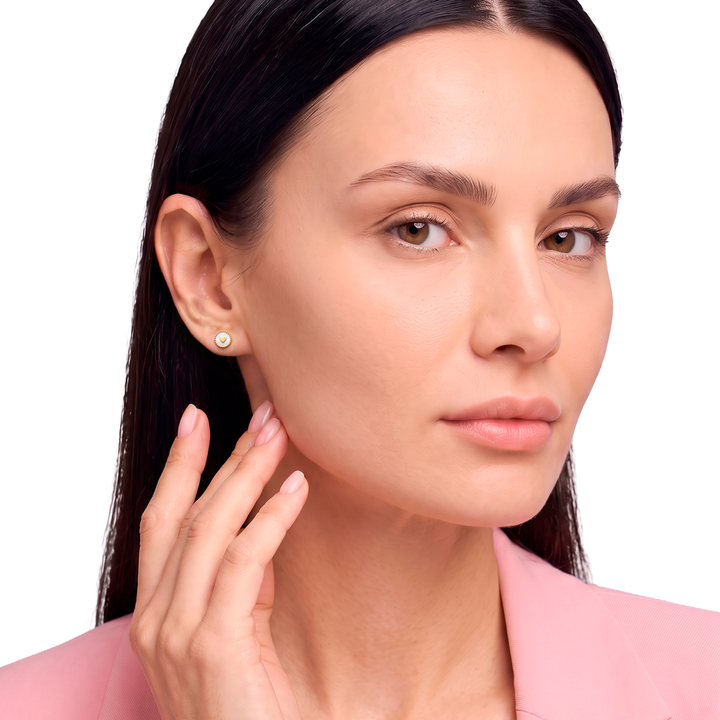 Aretes Acero Cúspide de Amor