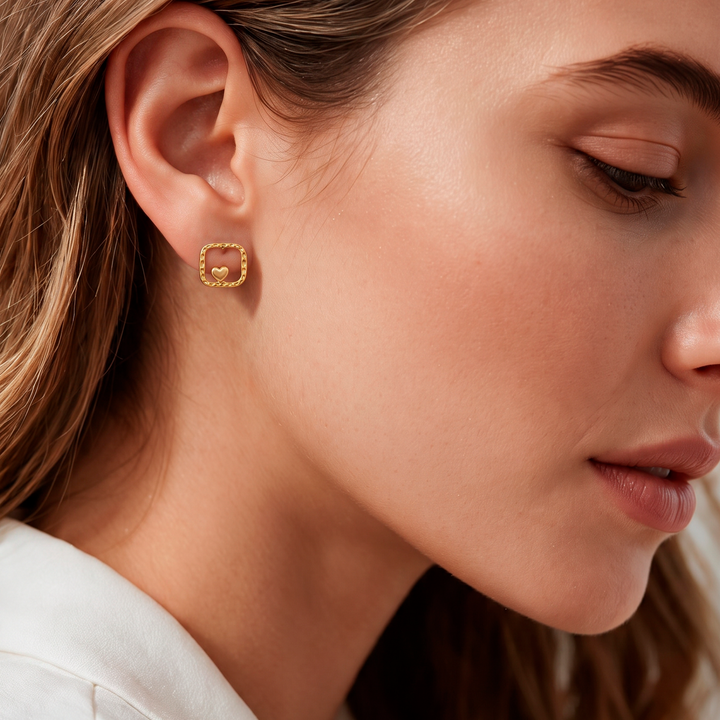 Aretes Acero Say Love