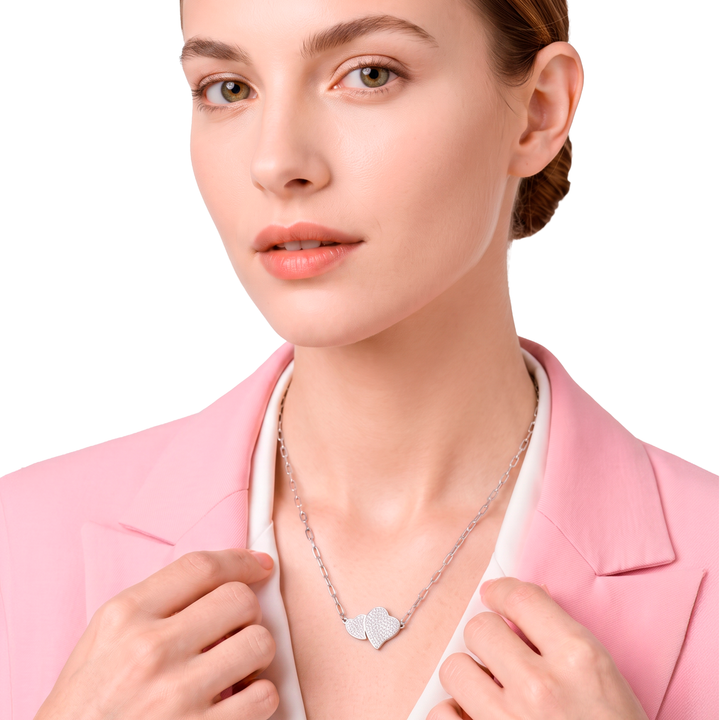 Collar Acero Corazón Constelación