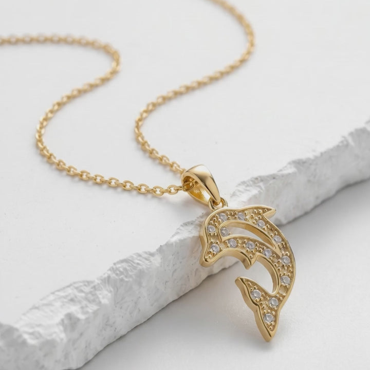 Collar Acero Little Dolphin