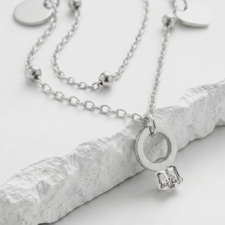 Collar Acero Amour Duet