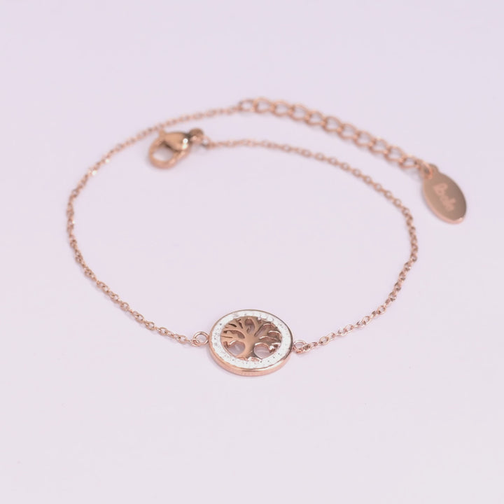 Pulsera Acero Rose Gold Blossom