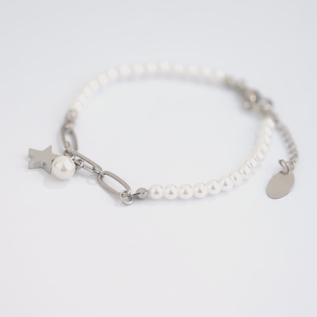 Pulsera Acero Trendy Star