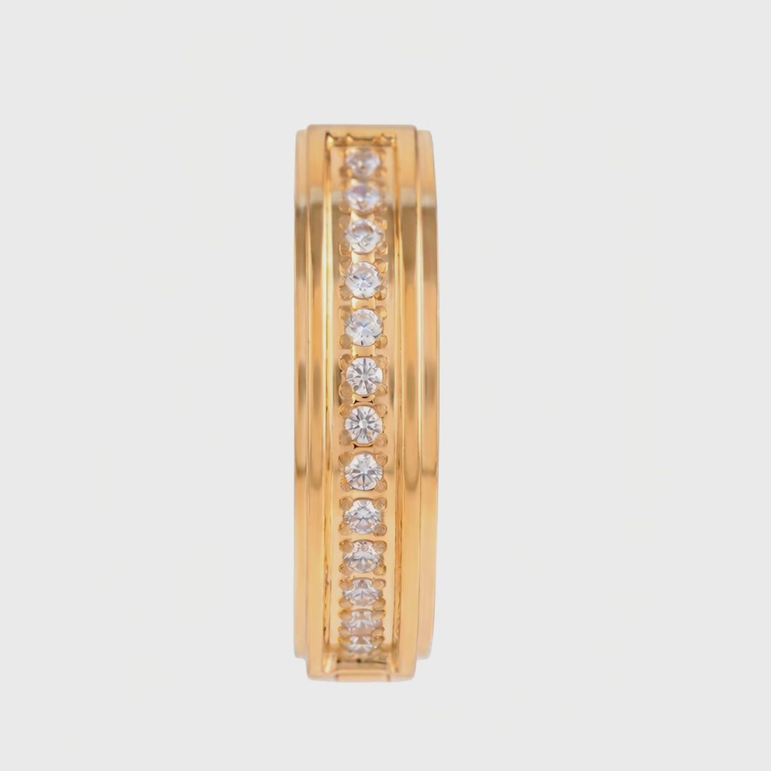 Aretes Argollas Acero Claridad