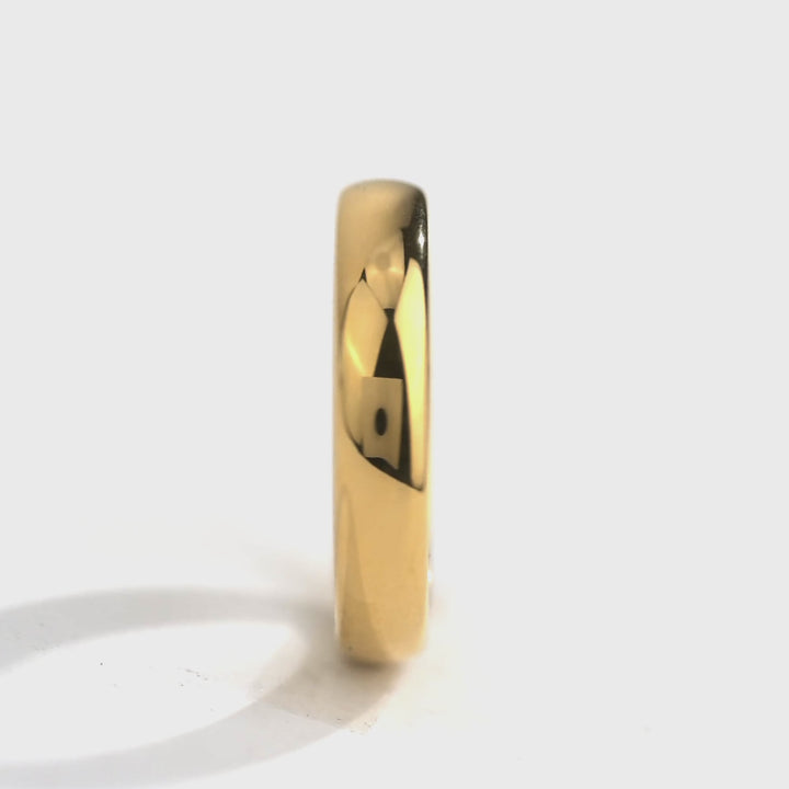Anillo Tungsteno Satinado - Mujer