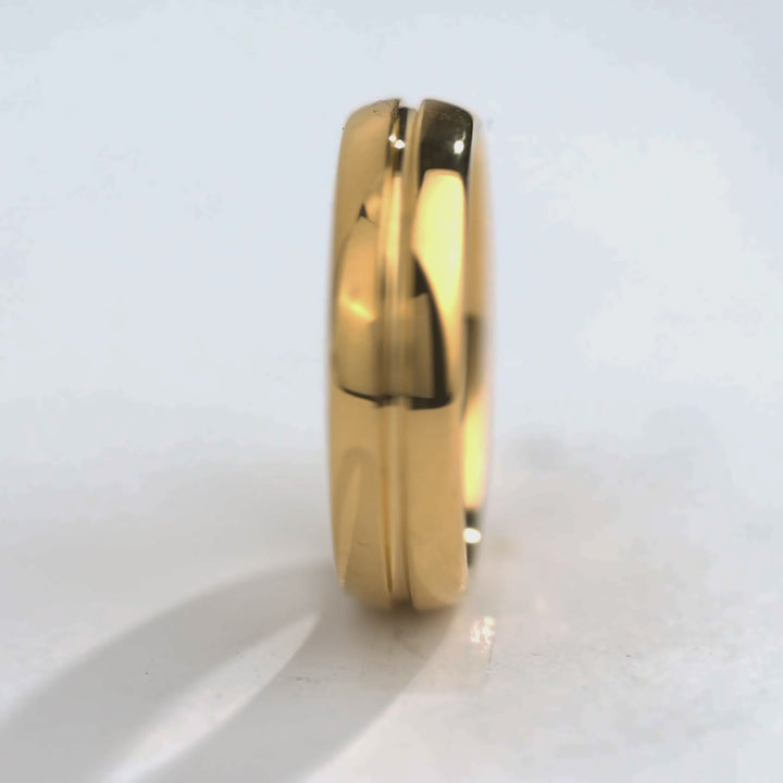 Anillo Tungsteno Felicidad - Hombre