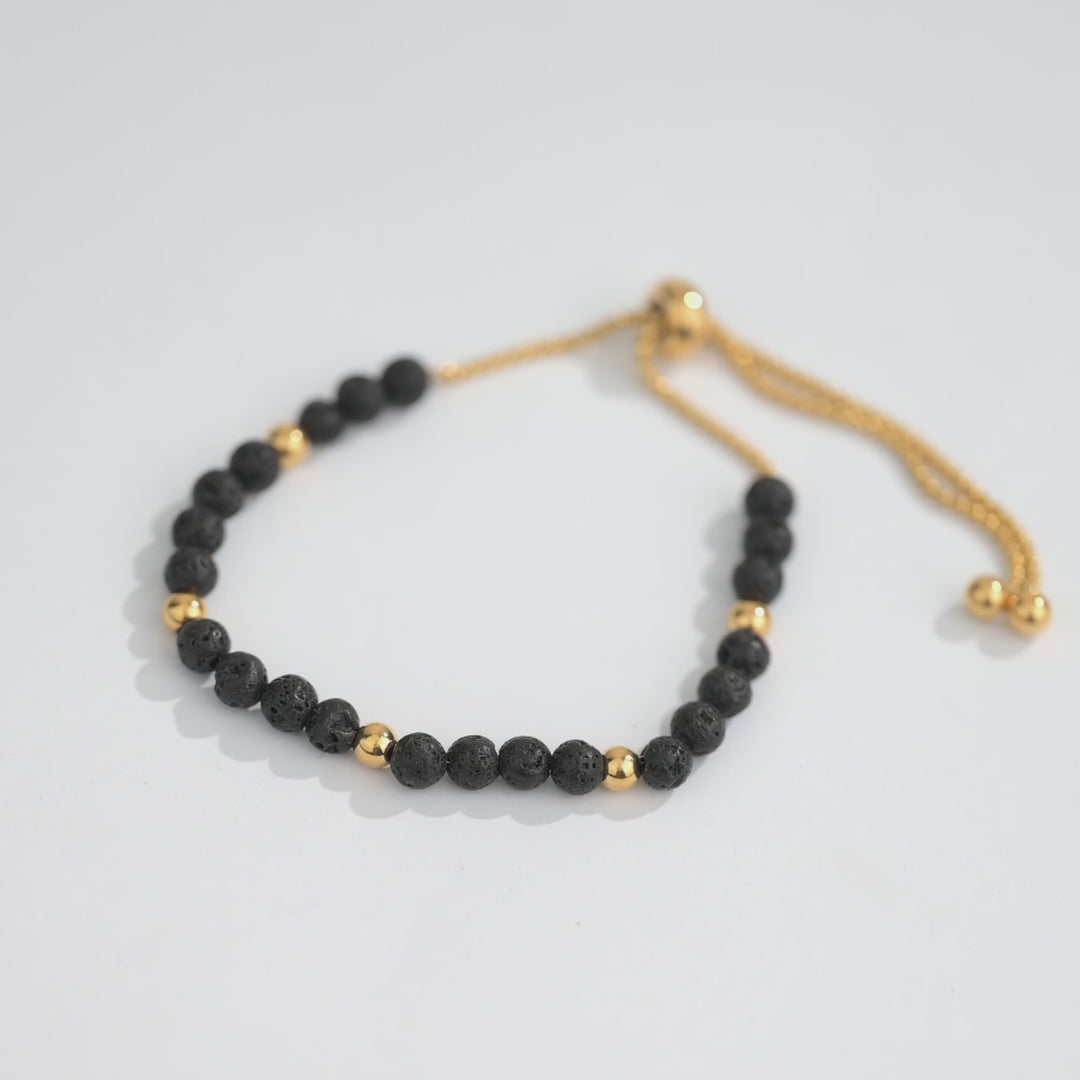 Pulsera Acero Magma Gold