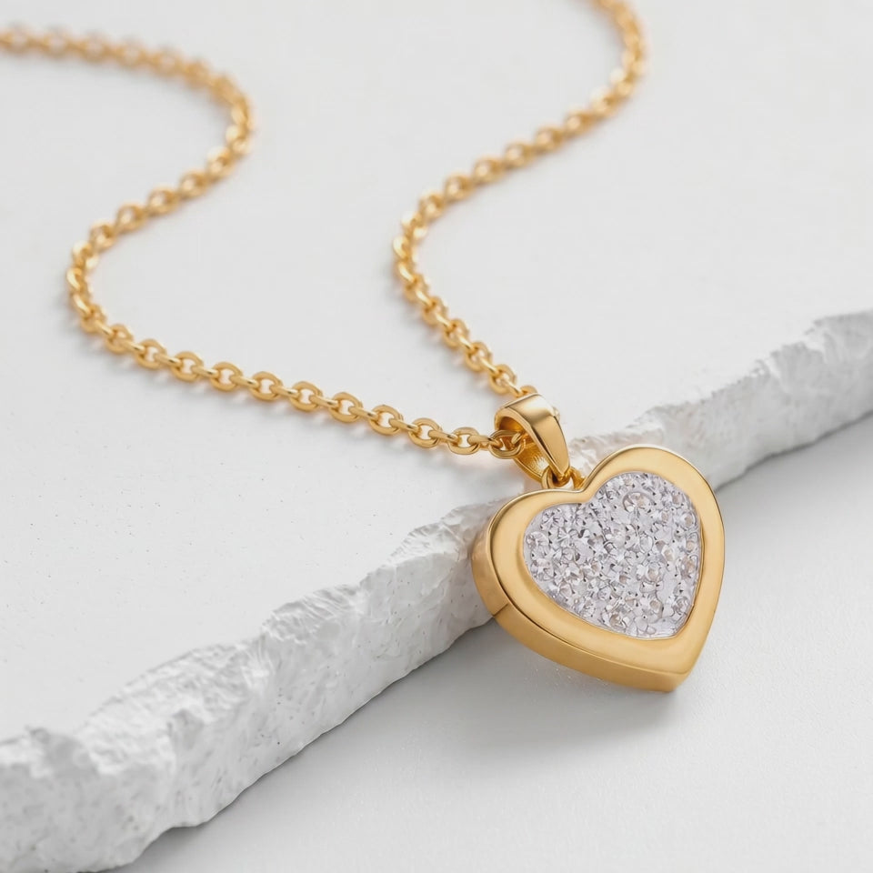 Collar Acero Strap Heart