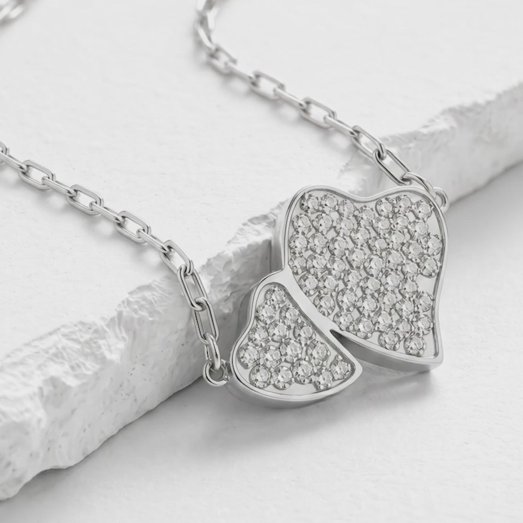 Collar Acero Corazón Constelación