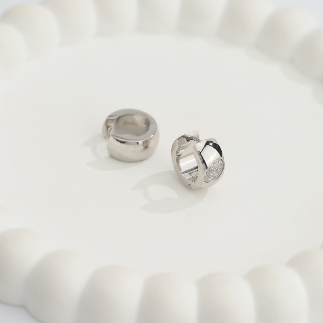 Aretes Acero Stellar Hoops