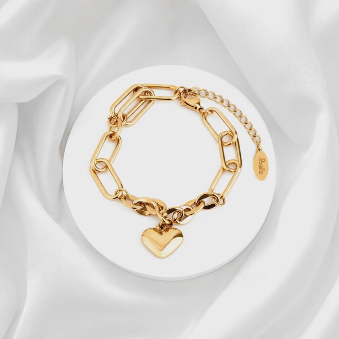Pulsera Acero Bold Heart