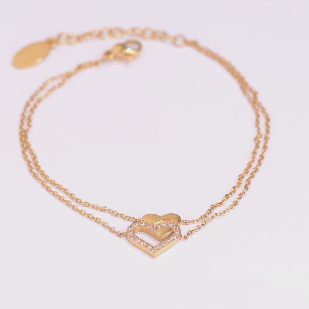 Pulsera Acero Doble Latido