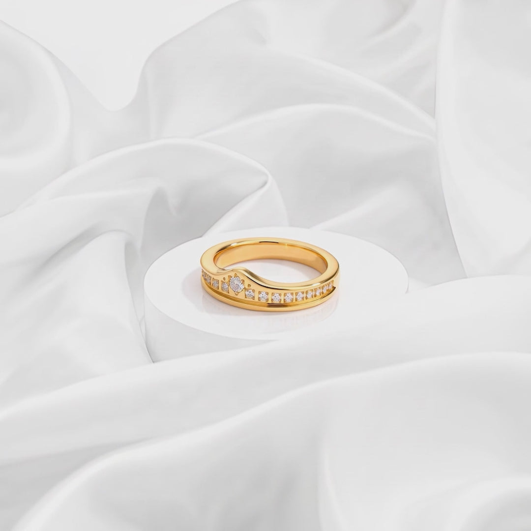 Anillo Acero Tiara Eternity