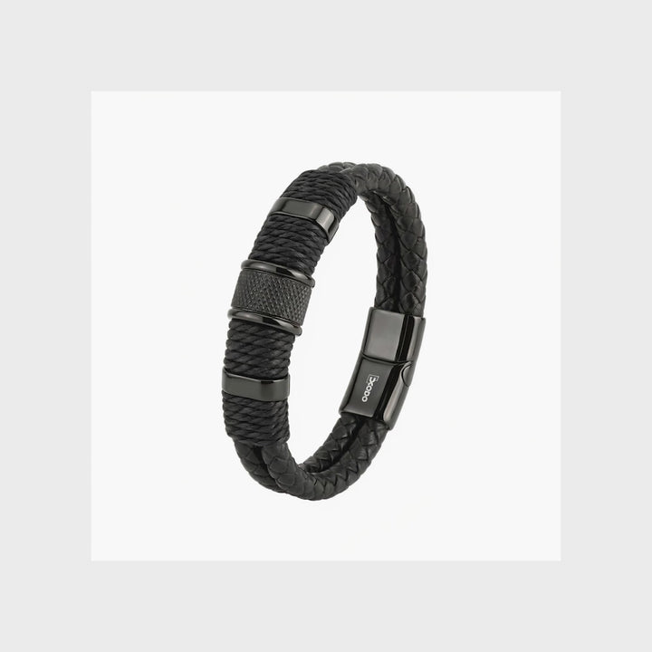 Pulsera Acero Obsidian